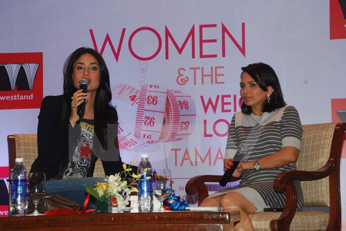 Kareena Kapoor attended the launch of dietitian Rujuta Diwekar's book 'Women and the Weight Loss Tamasha'.