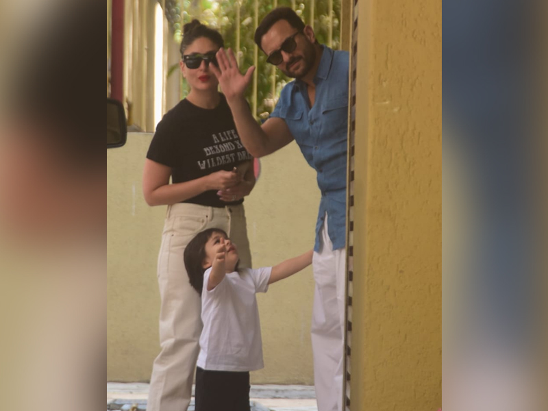 Taimur's Day Out With Mom Kareena Kapoor And Dad Saif Ali Khan