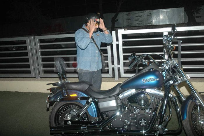 Spotted: Sanjay, Arshad With Their Harley Davidson