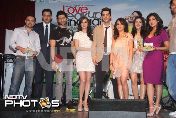 Dia, Zayed and a special someone at the Love Breakups Zindagi launch