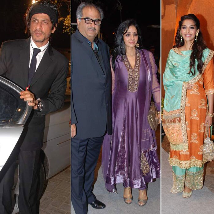 SRK, Sonam, Sridevi @ wedding bash