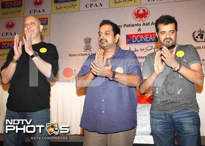 Musical trio Shankar?Ehsaan?Loy at the event.