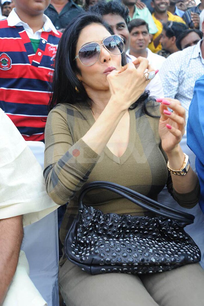 Sridevi whistling.