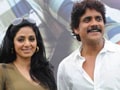 Photo : Sridevi, Nagarjuna launch RGV's Telugu film
