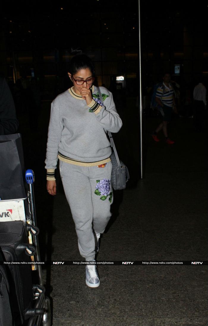 Sridevi is back after holidaying in the USA with husband Boney Kapoor and daughters Jhanvi and Khushi. The Kapoors were also spotted chilling with Shah Rukh's family in LA.