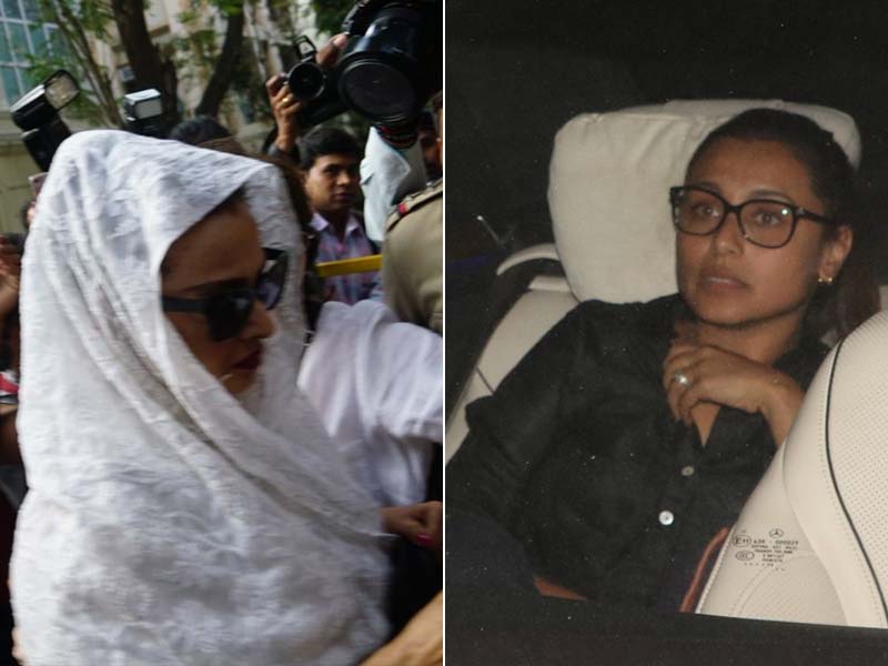Rani Mukerji, Rekha And Other Stars Pay Last Respects To Sridevi