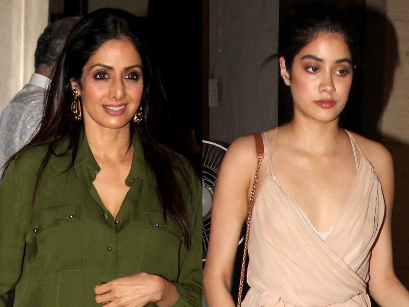 Sridevi And Daughter Jhanvi Watch Harshvardhan's <i>Mirzya</i>