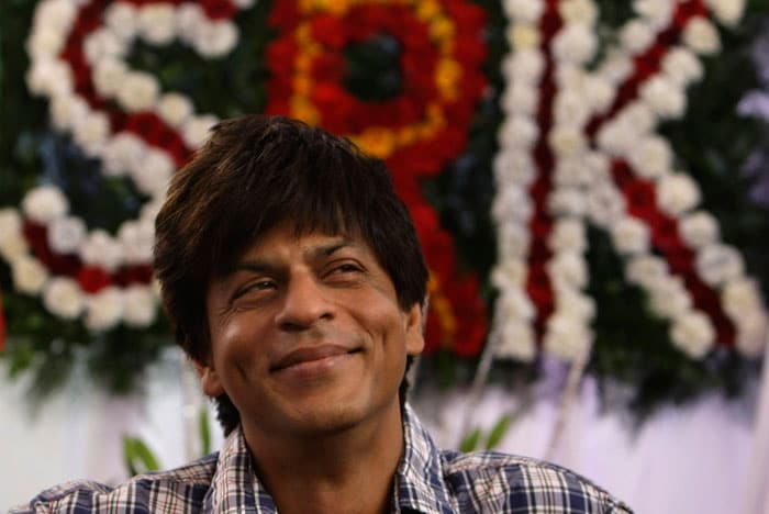 Sounding positive about the future SRK said, "Because of this one year break, you all will have to deal with a lot more energy, lot more work and lot more happiness for the next two years." (Photo: AP)