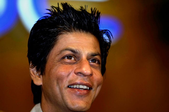 Shah Rukh smiles during the listing ceremony.