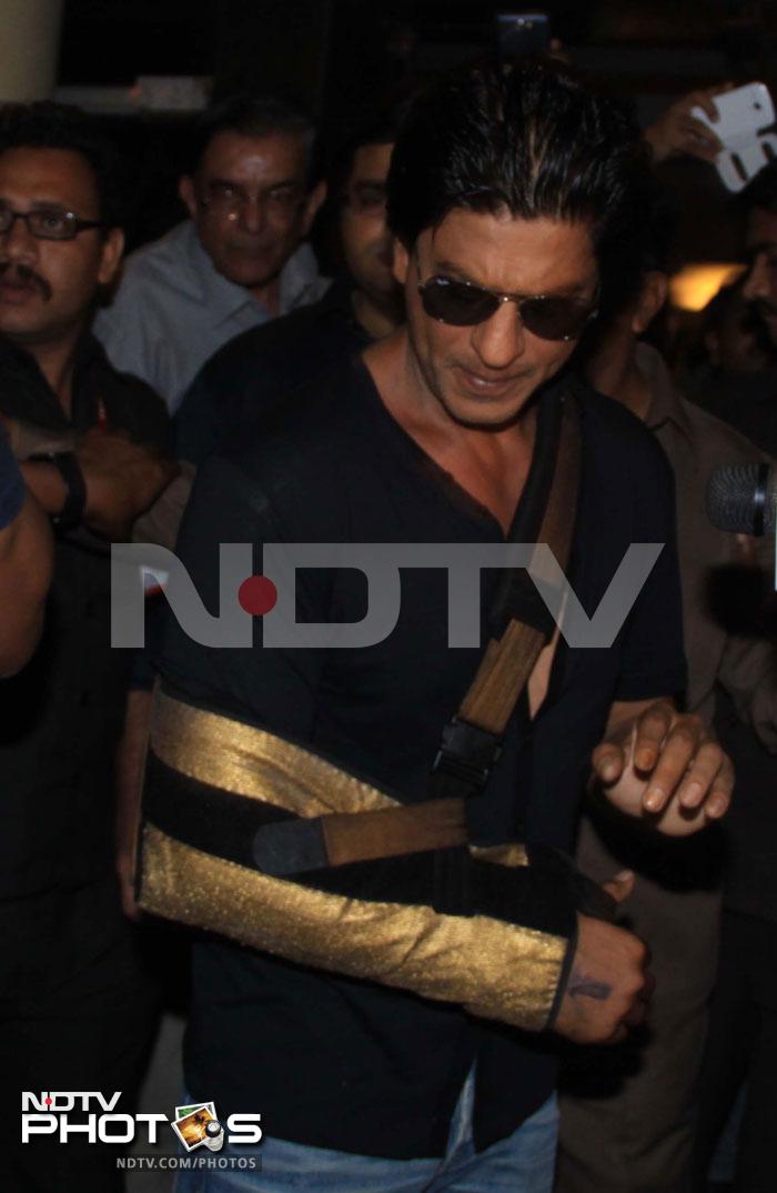 SRK, injured but not out