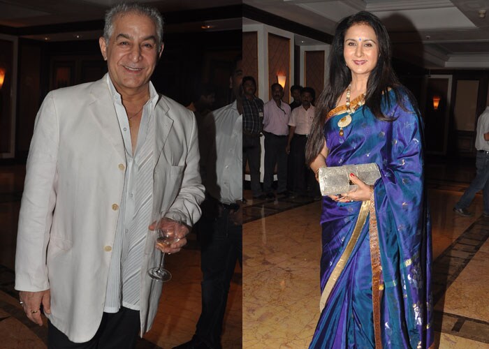 Actors Dalip Tahil and Poonam Dhillon ready for a snap.