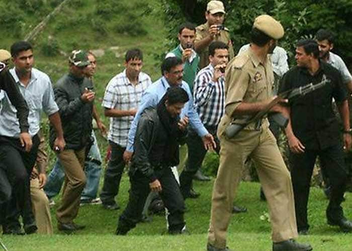 SRK\'s very first shoot in Kashmir