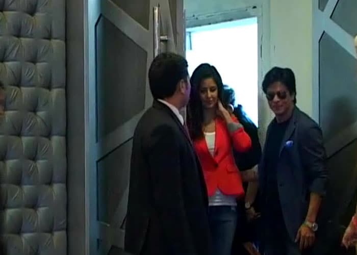 Three to tango: SRK, Katrina, Anushka