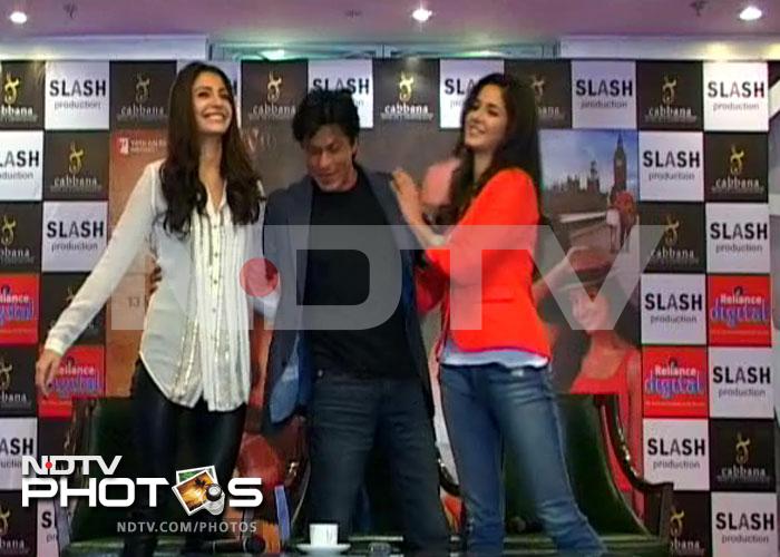 Three to tango: SRK, Katrina, Anushka