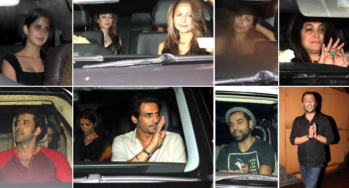 After returning from a family holiday Shah Rukh Khan hosted a party for his friends at Mannat. Hrithik Roshan, Katrina Kaif, Abhay Deol, Karisma Kapur were there. Here's a look at who all were invited...