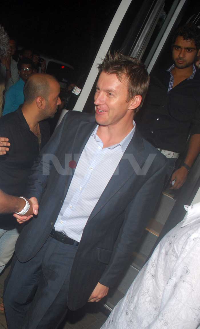 Brett Lee looks charming on and off the field.