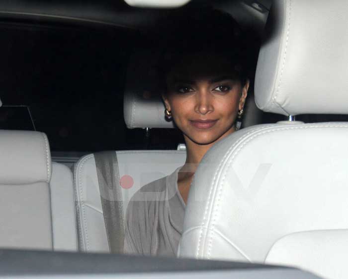 Deepika Padukone tries to play hide and seek.