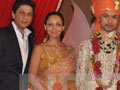 SRK, Gauri @ wedding bash