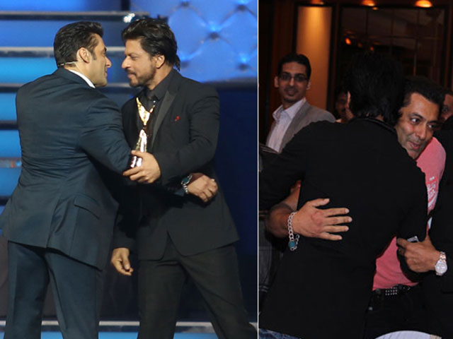 It's Hug Day! We're celebrating with Salman and Shah Rukh
