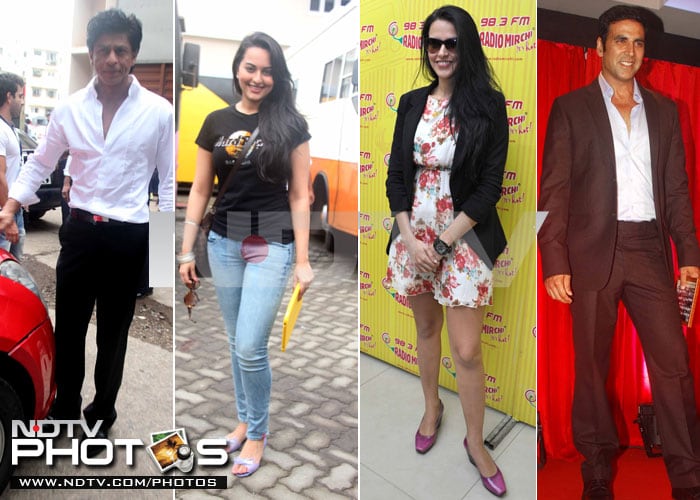 Star Spotting: SRK, Sonakshi, Akshay