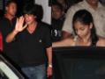 SRK takes lucky charm Suhana to KKR party