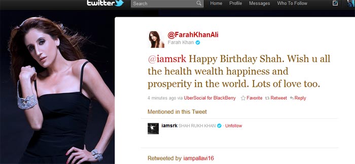 Celeb tweets ring in SRK\'s birthday