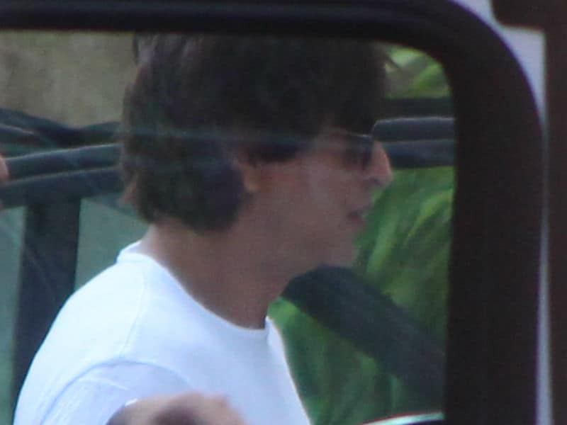 Photo : Tracking Shah Rukh Khan And AbRam's Whereabouts