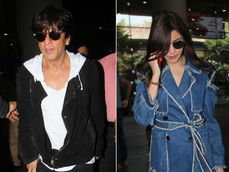 <I>Zero</i> Stars' Anushka And Shah Rukh's Busy Airport Diaries