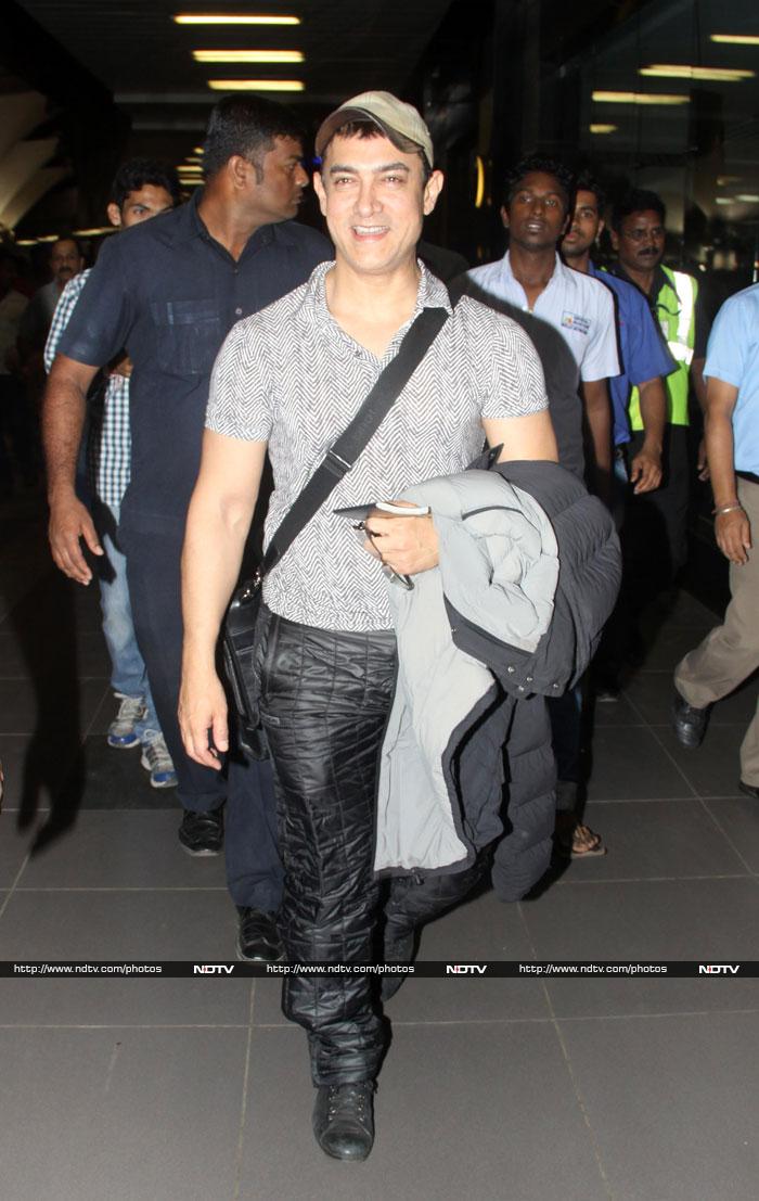 Aamir Khan\'s airport Dhoom
