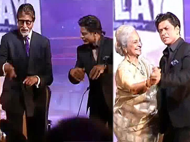 SRK's <i>Jai Ho</i> dance with Big B, Waheeda Rehman