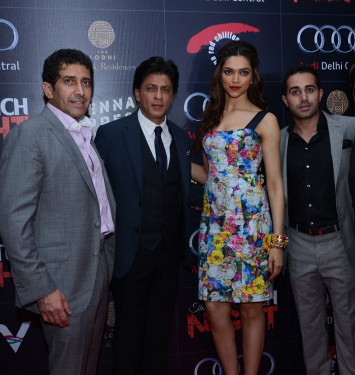 Delhi parties with Shah Rukh, Deepika