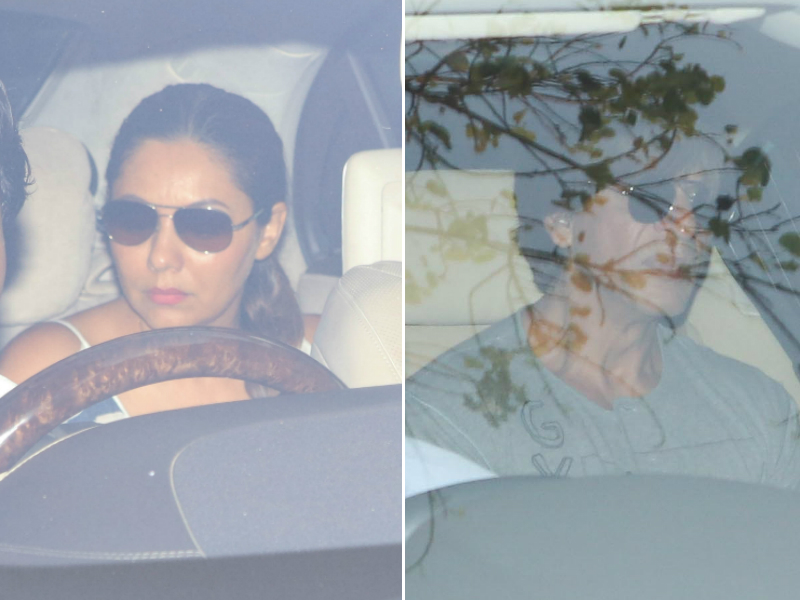 Gauri And Shah Rukh Spotted At A Birthday Party