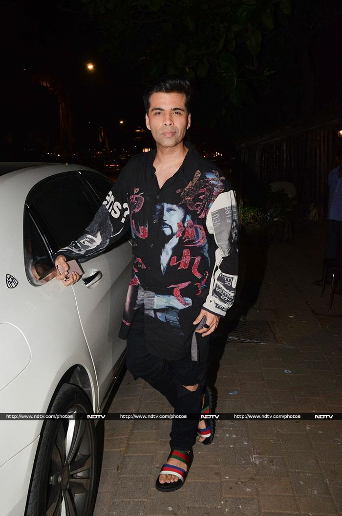 Of course Karan Johar attended the party. He opted for a casual look like other guests.