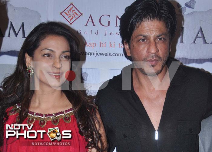 Juhi Sex - SRK is Juhi's VIP guest at I AM party