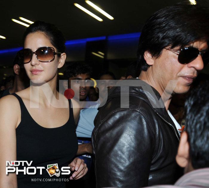 SRK, Katrina: Back home from London