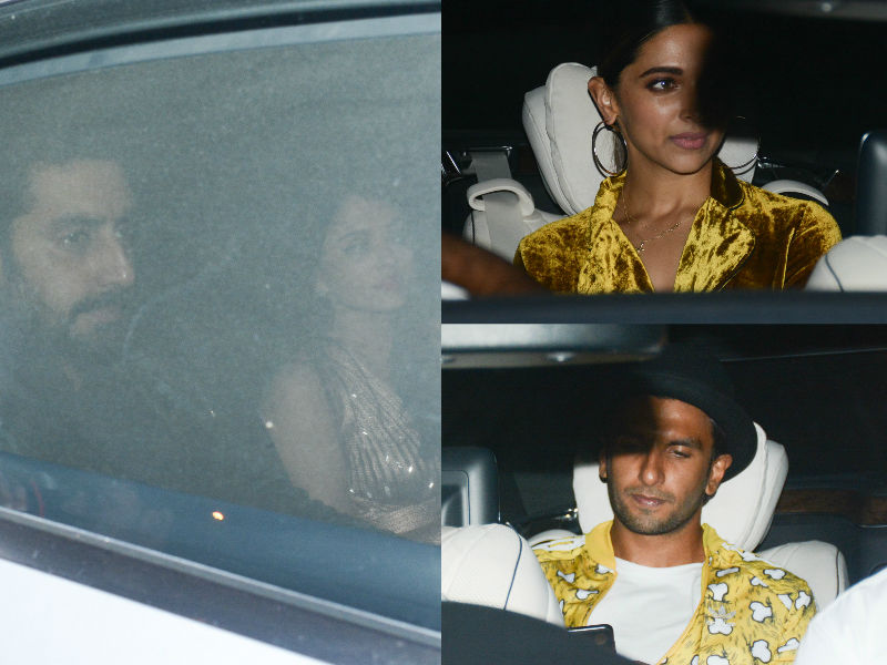 At SRK's Bash, Aishwarya-Abhishek, Deepika-Ranveer Lead Celeb Roll Call