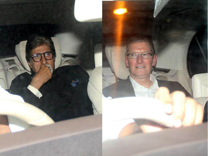 Bachchans, Aamir Attend Shah Rukh Khan's Party For Tim Cook