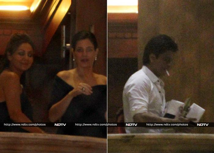 Bachchans, Aamir Attend Shah Rukh Khan\'s Party For Tim Cook