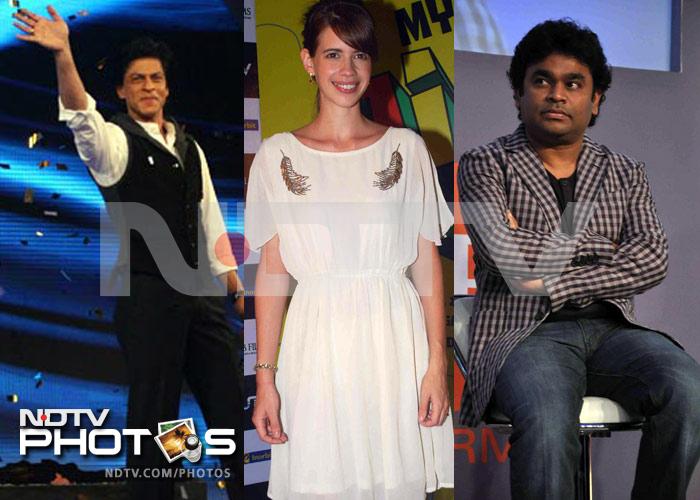 Shah Rukh Khan is on a promotional spree for his upcoming film <i>Ra.One</i> and he stopped by India's Got Talent. <br><br> Music maestro A.R. Rahman turns brand ambassador for an audio electronics major and Kalki Koechlin and Prateik promote <i>My Friend Pinto</i> among a special lot.