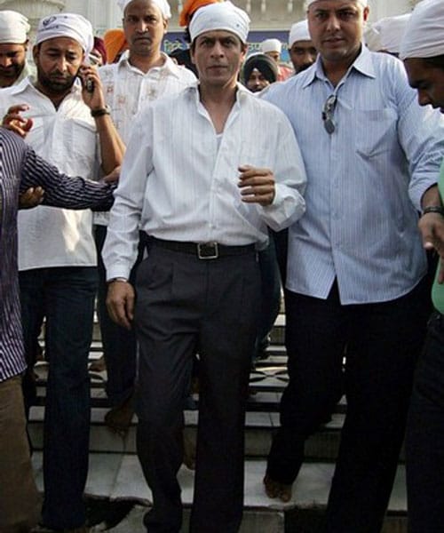 SRK at Golden Temple