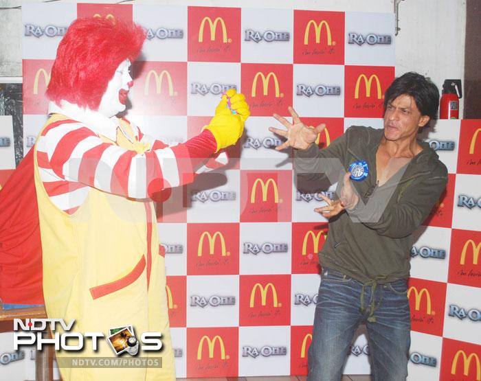 Shah Rukh serves up a special Happy Meal!