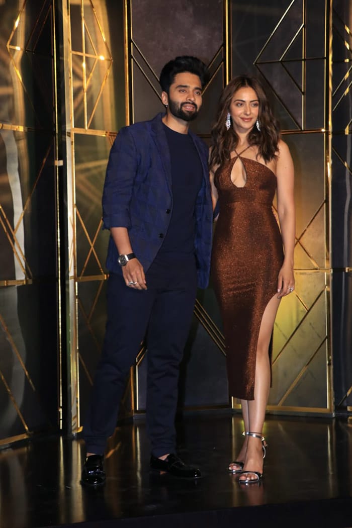 Rakul Preet Singh and Jackky Bhagnani arrived together at the event.