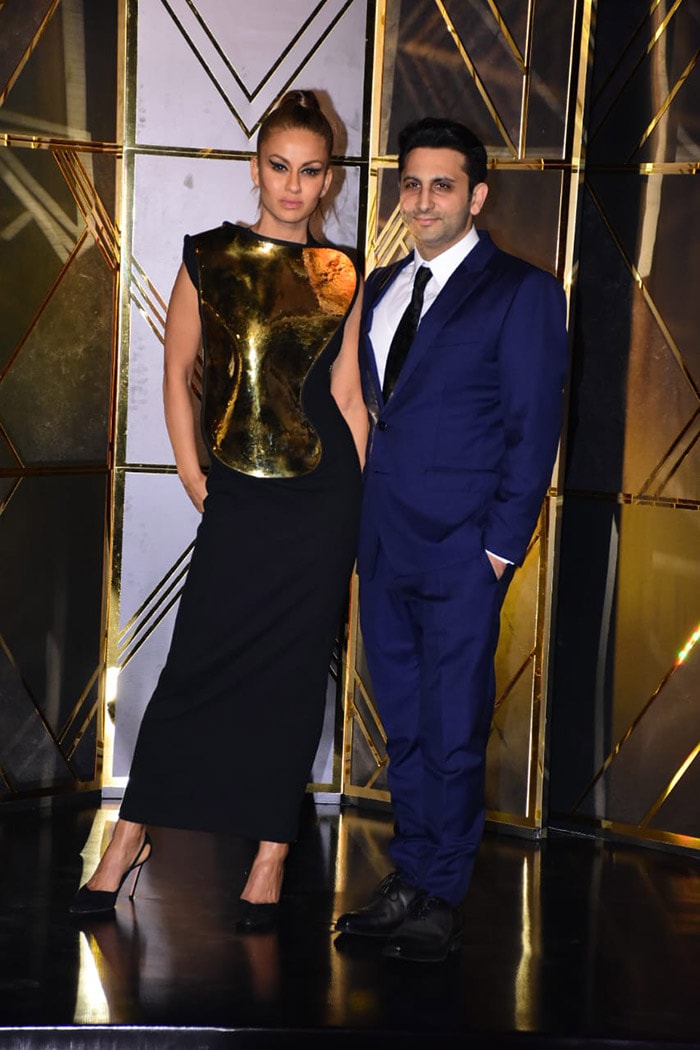 Adar and Natasha Poonawalla looked gorgeous as they posed or shutterbugs.