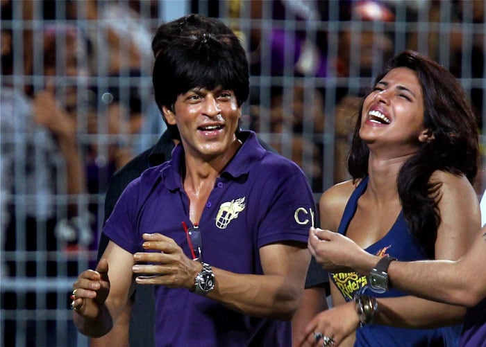 Priyanka, Shah Rukh celebrate KKR\'s victory