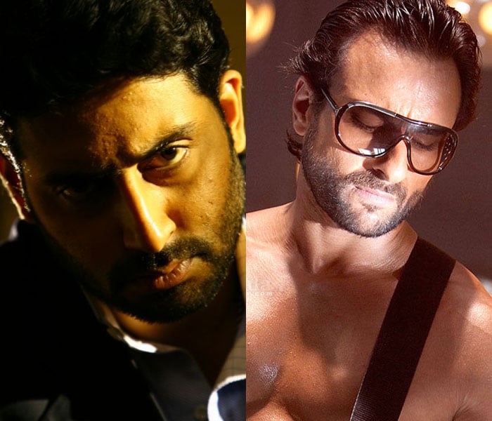 <B>Abhishek Bachchan and Saif Ali Khan</B> ? Perhaps Bebo is the reason why these two don't do a movie together.