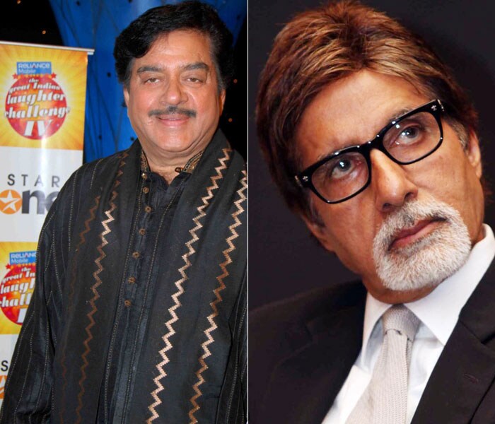 <B>Amitabh Bachchan and Shatrughan Sinha</B> ? During their struggling days they were good friends, but this did not last long. The last film they did together was Kala Pathar.