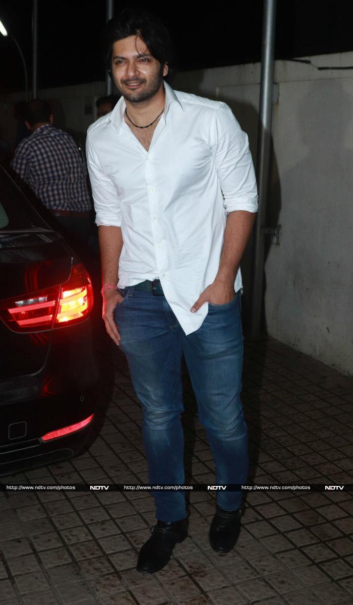 We also spotted actor Ali Fazal.