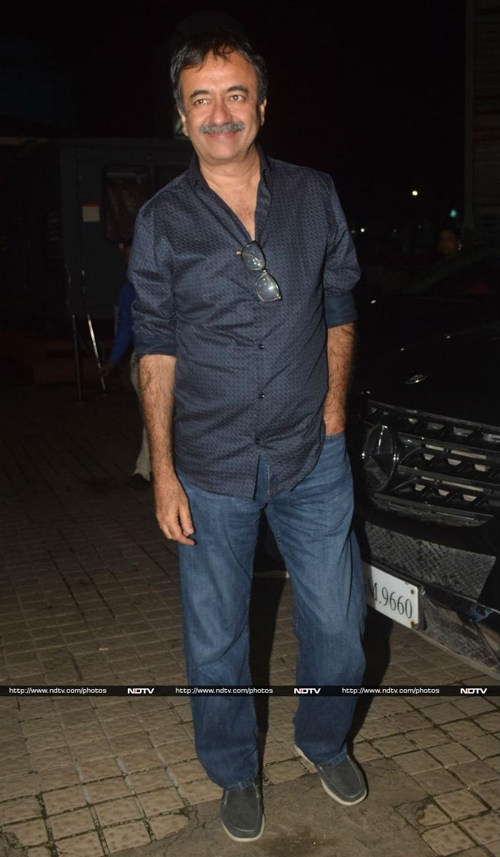 Director Rajkumar Hirani stepped out for the movie too.