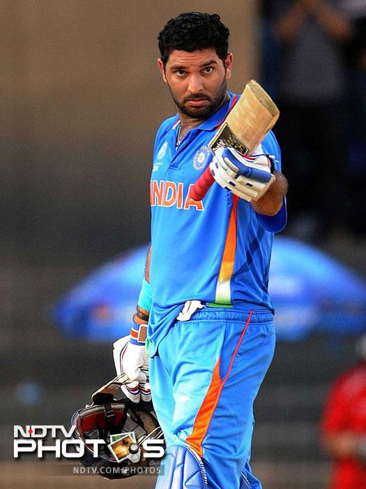 Yuvraj Singh's transformation from out of shape reject to mean machine was helped along by a full face of stubble. The picture says it all. And it certainly did not slow him up off the field at all, with recent rumours of a new romance with starlet Shazahn Padamsee.