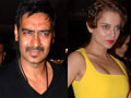 Ajay, Kangana at <i>Once Upon...</i>'s success bash